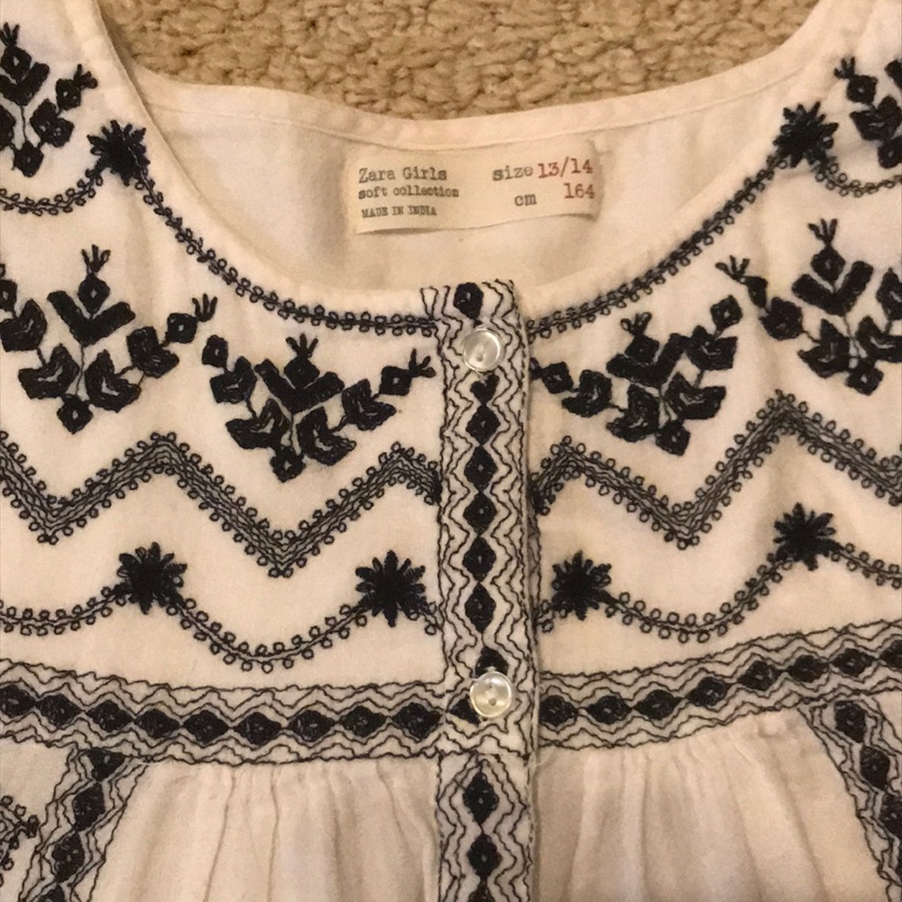 Zara Cute Button Down Top - image 3